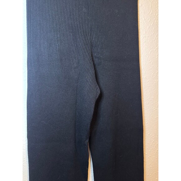 Abercrombie & Fitch | Black Ribbed Lounge Pants | Soft Stretch Knit | Size XS (F - Picture 6 of 6